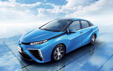 Toyota Mirai – pierwszy seryjnie produkowany samochód na wodór. Auto wychwytuje także energię powsta