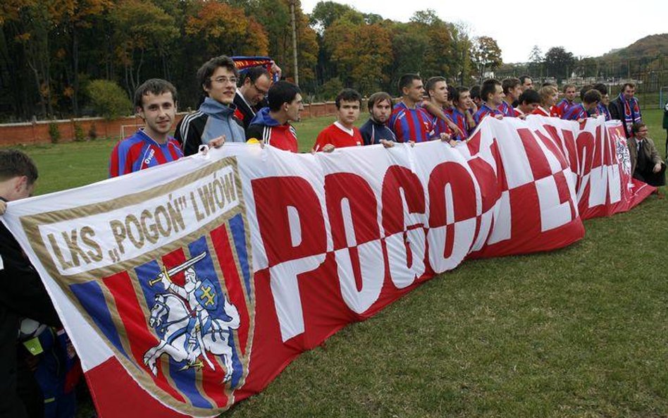 Piłkarze reaktywowanej Pogoni Lwów