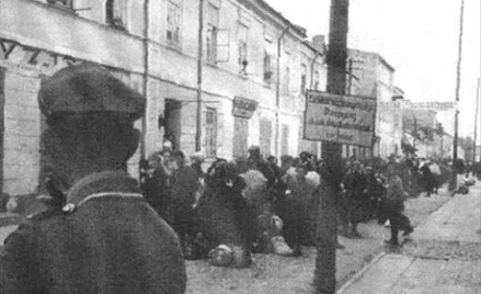 Deportacja Żydów do Treblinki w czasie likwidacji getta w Bielsku-Białej, 1942 rok