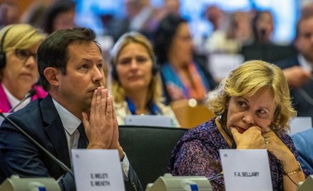 Chmielewski: Rasa Juknevičienė (z prawej) chciała być rozjemcą w stosunkach polsko-ukraińskich. Napi