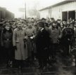 Przyjazd Brygadiera Józefa Piłsudskiego do Warszawy, Dworzec Wiedeński 12 grudnia 1916 r. (fragment)