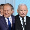 Premier RP, przewodniczący KO Donald Tusk i prezes PiS Jarosław Kaczyński