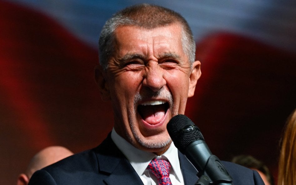 Andrej Babiš, który stoi na czele partii ANO
