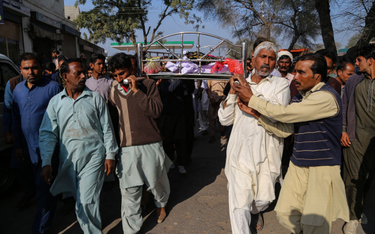 Pogrzeb ofiary linczu w Pakistanie
