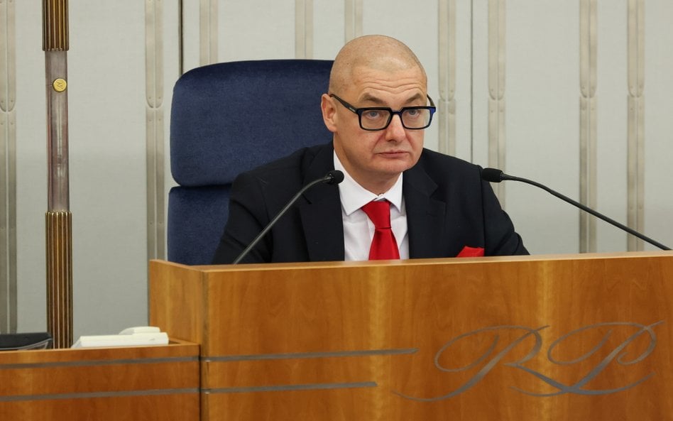 Wicemarszałek Senatu Michał Kamiński