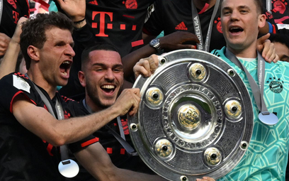 Piłkarze Bayernu świętują 11. mistrzostwo z rzedu