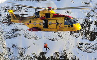 Śmigłowiec poszukiwawczo-ratowniczy CH-149 Cormorant. Fot./Ministerstwo Obrony Kanady.