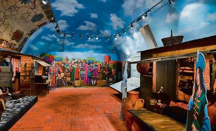 Podziemne przejście w Jarosławiu ma 187 m długości i składa się 12 pomieszczeń