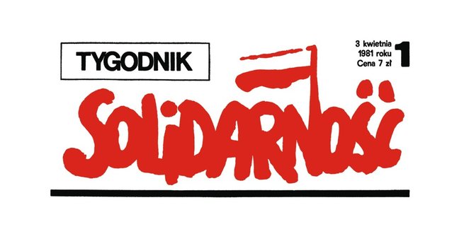 Winieta pierwszego numeru "Tygodnia Solidarnośc" z datą 3 kwietnia 1981 roku