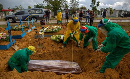 Koronawirus. Liczba zgonów zakażonych w Brazylii przekroczyła 300 tys.
