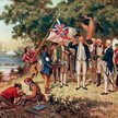 Kapitan James Cook na wybrzeżu Nowej Południowej Walii, którą przyłączył do korony brytyjskiej