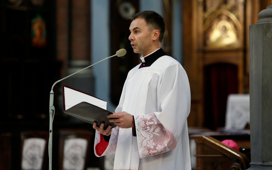 Ksiądz Andrzej Dębski, rzecznik prasowy Archidiecezji Białostockiej