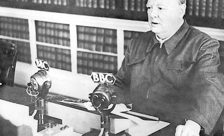 Winston Churchill przemawiał w BBC podczas II wojny światowej