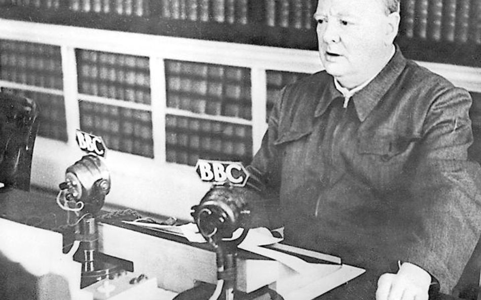 Winston Churchill przemawiał w BBC podczas II wojny światowej