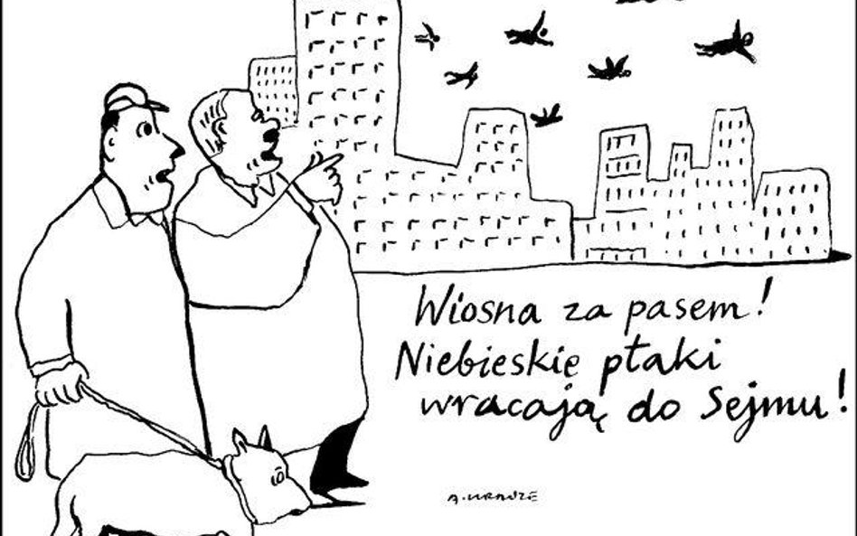 Komentarz rysunkowy. Wiosna za pasem
