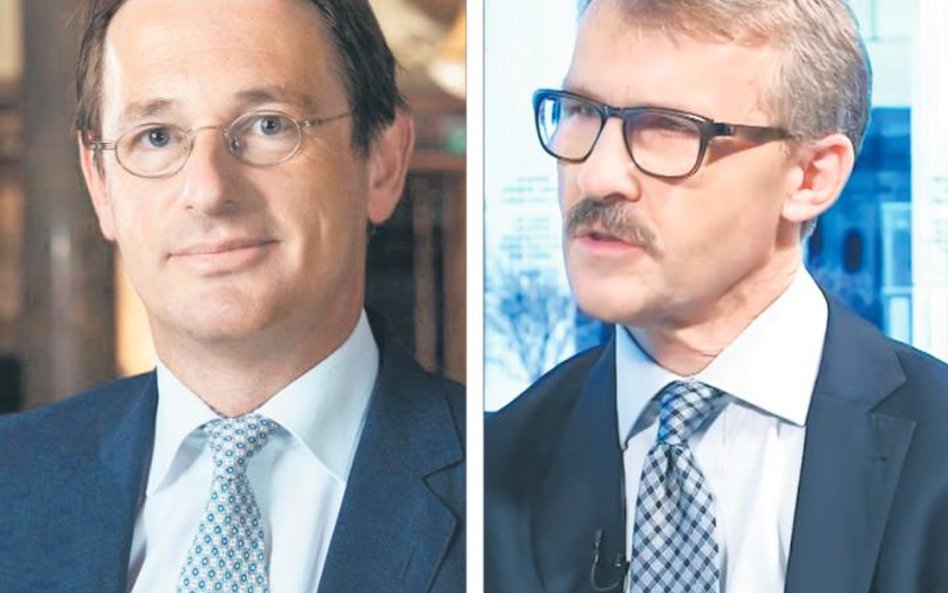 Kees Sterk, przewodniczący ENCJ i członek Holenderskiej Rady Sądownictwa oraz Leszek Mazur, przewodn