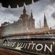 Zamknięty sklep Louis Vuitton domu towarowym GUM koło Kremla