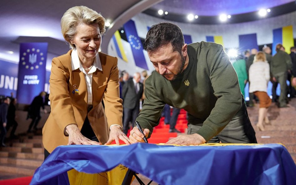 Ursula von der Leyen w Kijowie, 2 lutego 2023