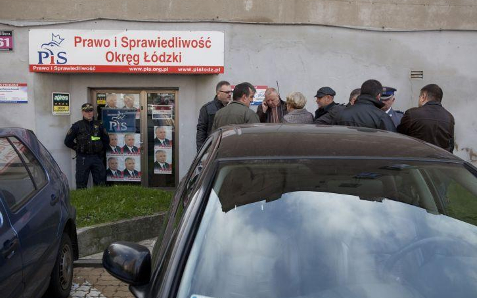 Łódź. Strzelanina w biurze PiS