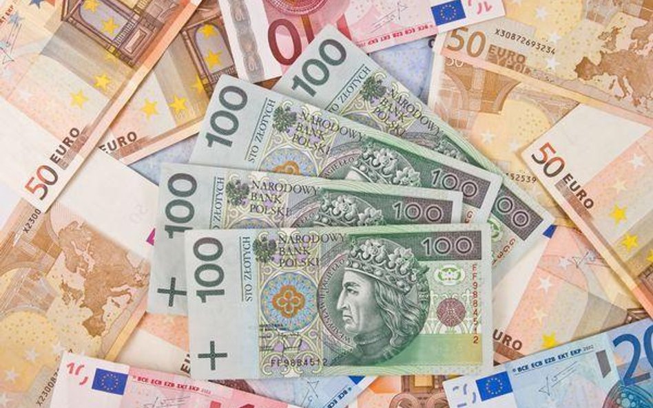 Złoty zyskuje dziś wobec euro już niemal 0,8 proc.