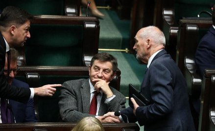 Marek Kuchciński w sejmowych ławach