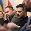 Wołodymyr Zełenski podczas wizyty w Warszawie