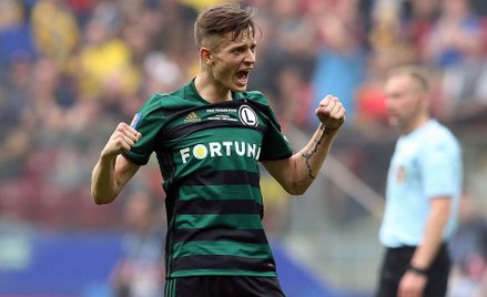 Ekstraklasa: Legia wiceliderem po 1:0 w Lubinie