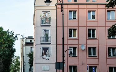 Mural przy ulicy Zamenhofa 26 powstał w 2008 roku.