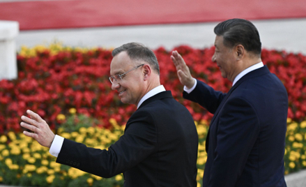 Andrzej Duda i Xi Jinping