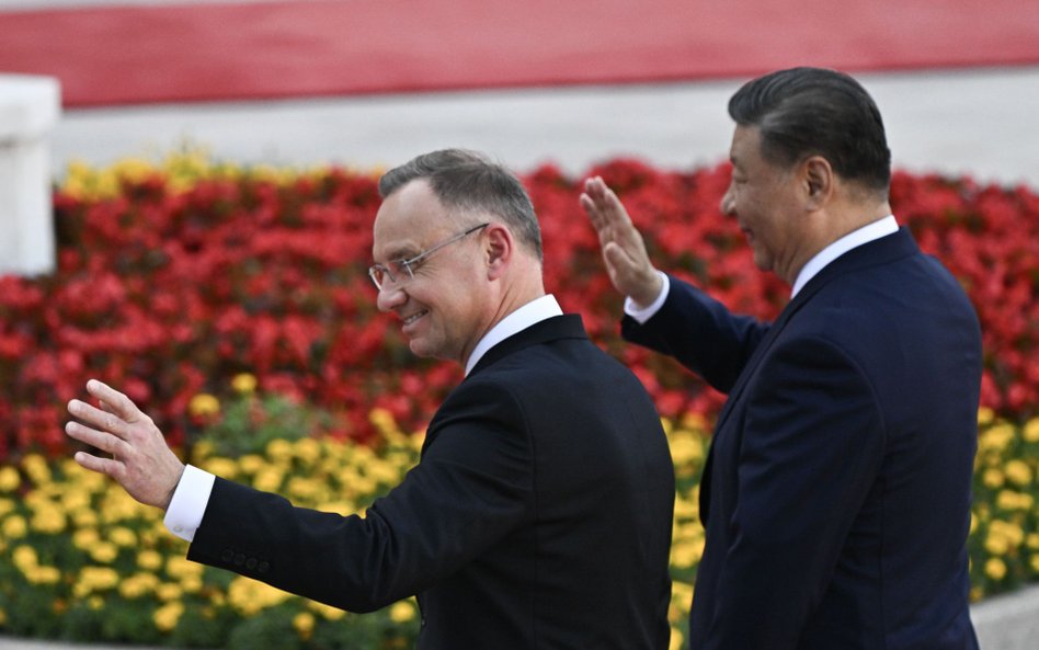 Andrzej Duda i Xi Jinping