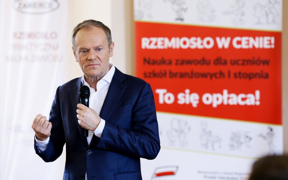 Przewodniczący Platformy Obywatelskiej Donald Tusk