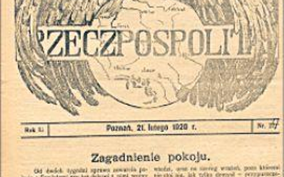 "Rzeczpospolita" pisała. 1920: W darze Piłsudskiemu