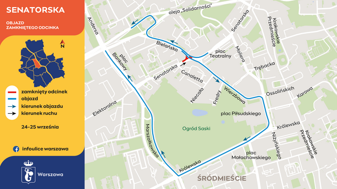 Zmiany w organizacji ruchu wpłyną również na komunikację miejską