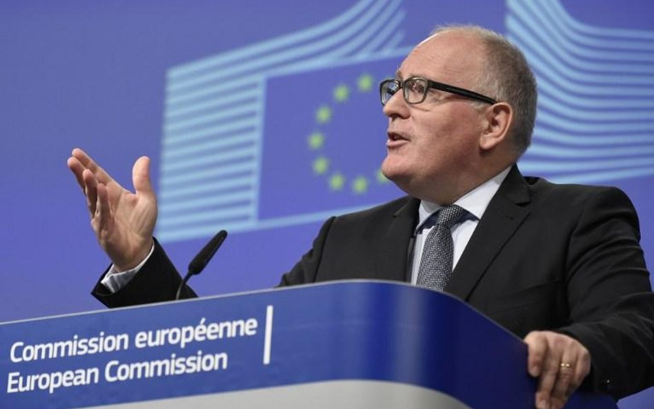 Wiceprzewodniczący Komisji Europejskiej Frans Timmermans