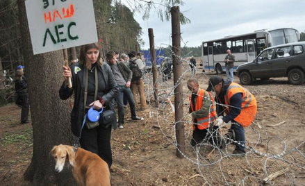 Mieszkańcy Żukowskiego walczyli przeciwko wyrębowi miejscowego lasu. (Zdjęcie z maja 2012)