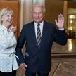Czesław Kiszczak z żoną Marią