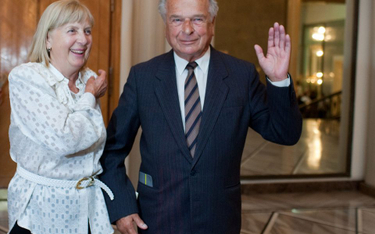 Czesław Kiszczak z żoną Marią