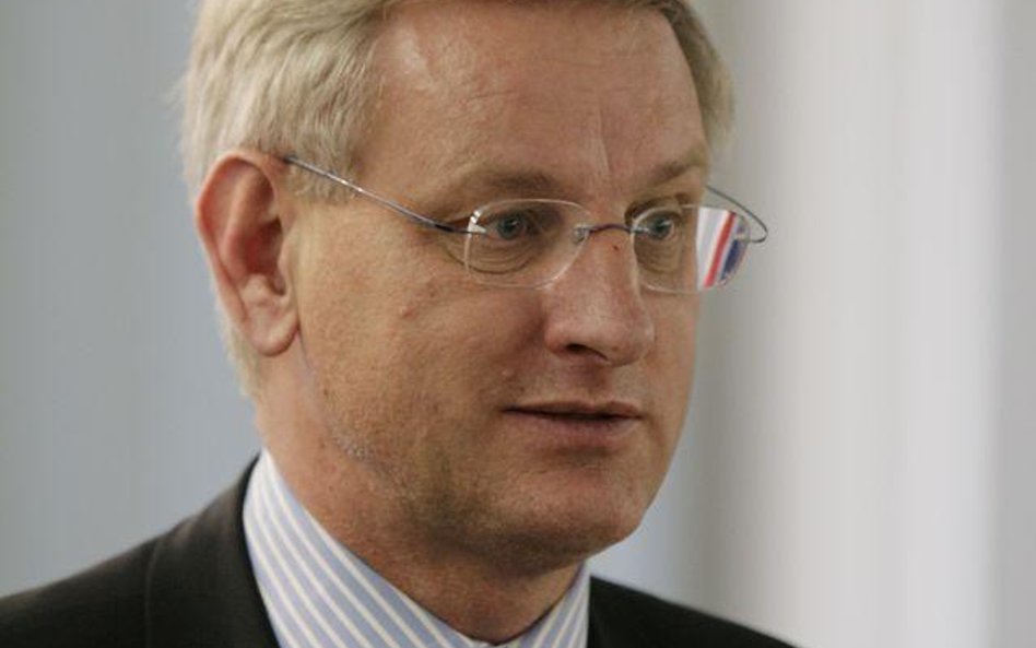Minister spraw zagranicznych Szwecji Carl Bildt
