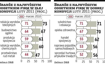 Przedsiębiorstwa w słabej kondycji