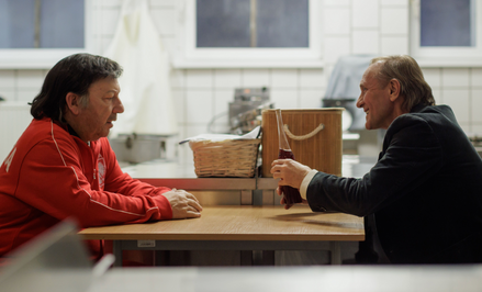 Zbigniew Zamachowski i Andrzej Chyra w spektaklu Teatru TV "Ezi", mat. pras. TVP