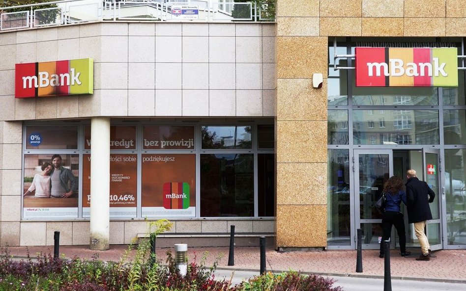 mBank zapowiada niższy zysk