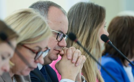 Minister sprawiedliwości Adam Bodnar na posiedzeniu rządu