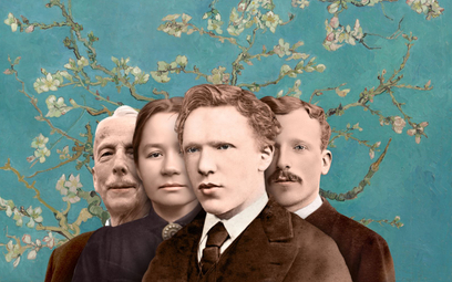 Czwórka bohaterów wystawy: Vincent van Gogh, brat artysty Theo, jego żona Jo i ich syn Vincent