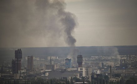 Dym nad Siewierodonieckiem