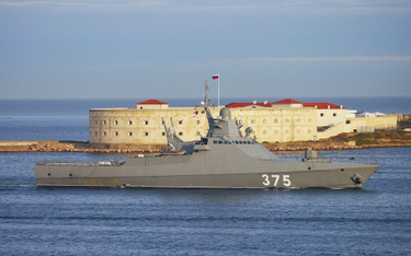 Siergiej Kotow to okręt tego samego typu co widoczny na zdjęciu okręt Dmitrij Rogaczew