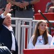 Donald Trump z wnuszą Kai Trump na Pucharze Rydera 2025.