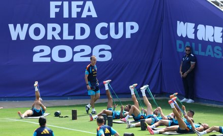 Mistrzostwa Świata FIFA 2026. Trening reprezentacji Hiszpanii na stadionie Cotton Bowl w Dallas (Tek