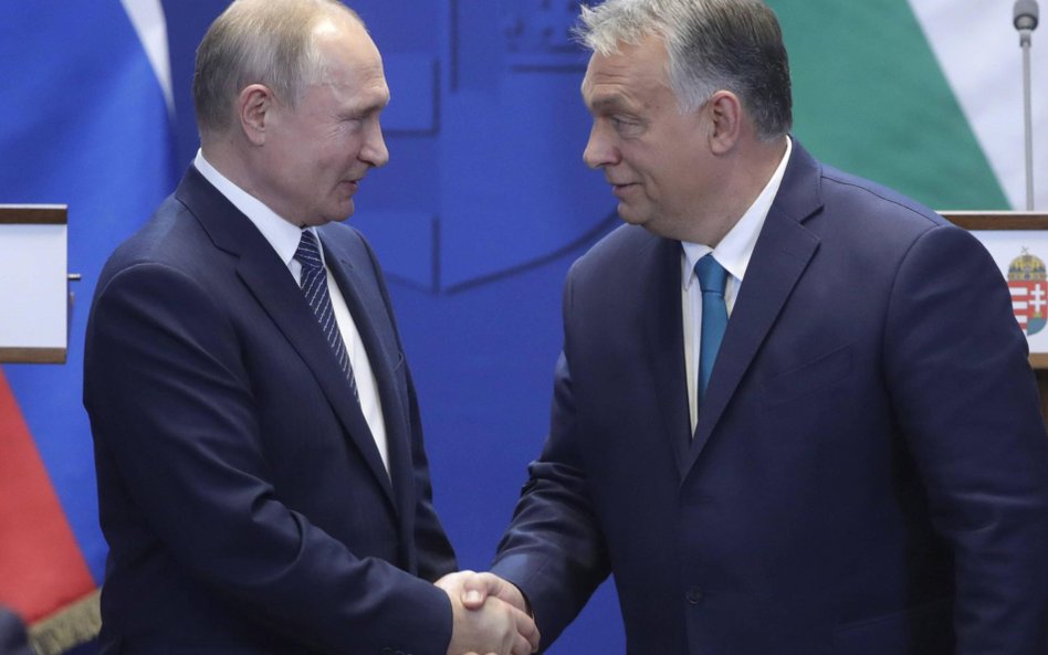 Władimir Putin i Viktor Orban