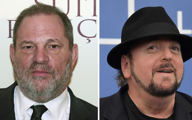 O molestowanie oskarżani są m.in. producent Harvey Weinstein (z lewej) i reżyser James Toback