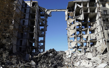 Zniszczenia w okupowanym przez Rosjan Mariupolu
